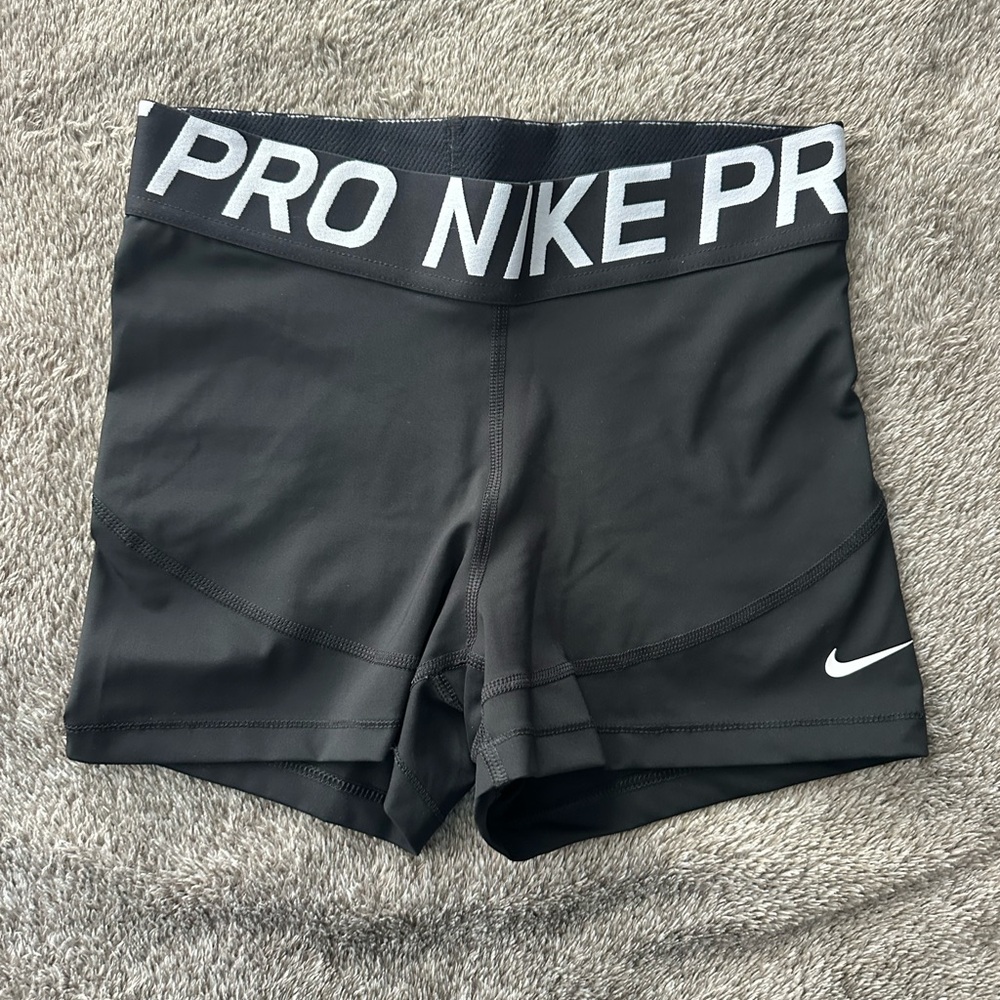 Nike Black Athletic Compression Shorts